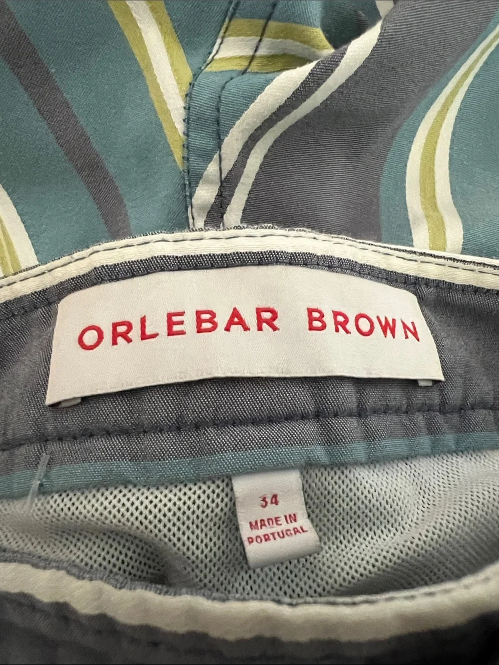 Orlebar Brown Stripe Shorts EUC